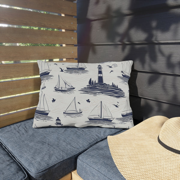 Nautical - Outdoor Throw Pillow