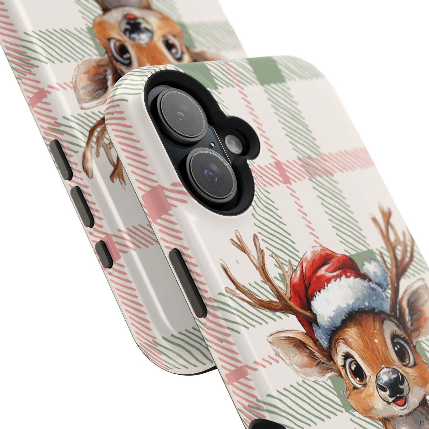 Festive Reindeer MagSafe Christmas iPhone Case
