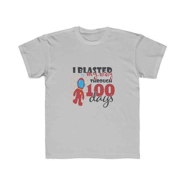 Kids I Blasted Through 100 Days of School - Regular Fit Tee