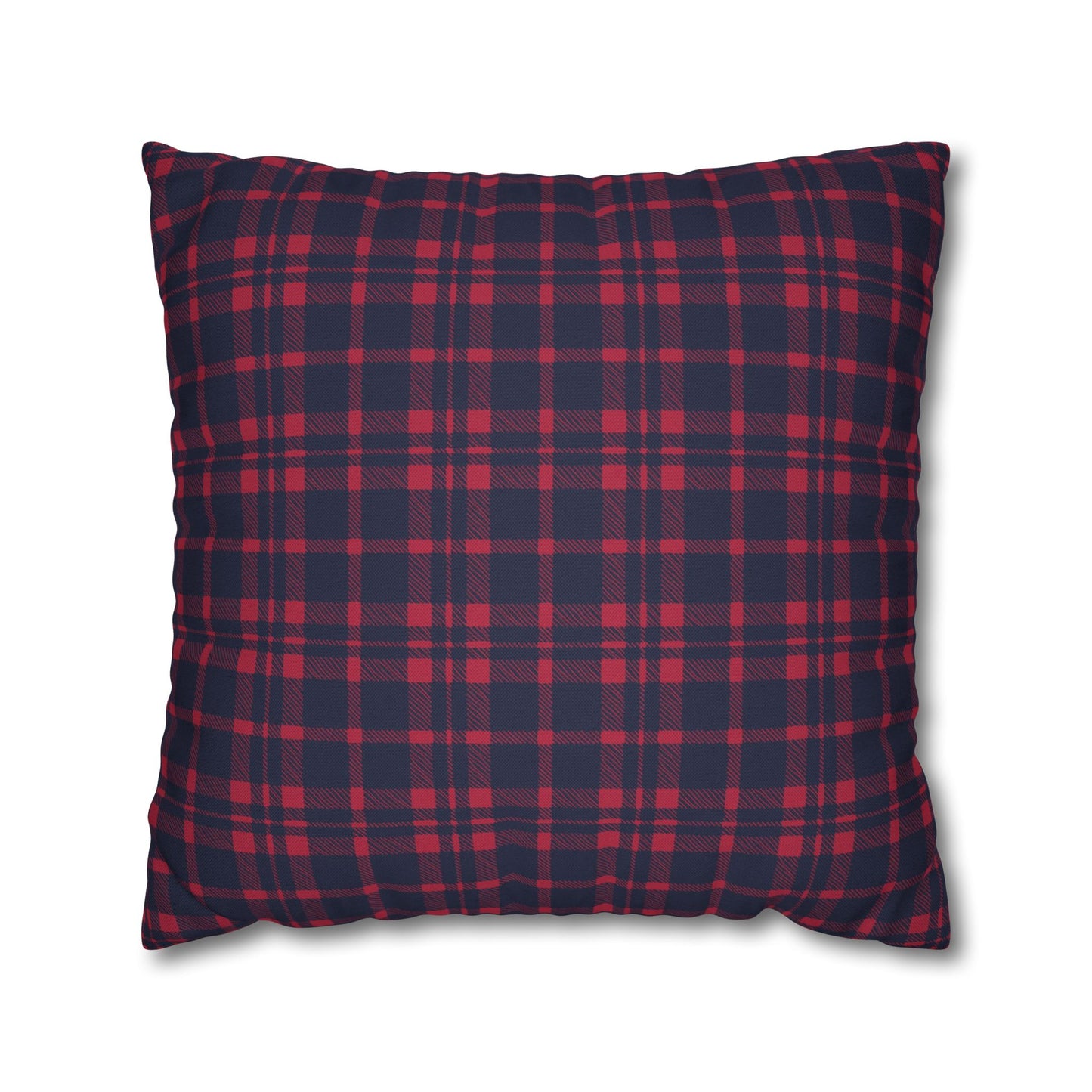 Blue & Red Plaid Christmas Pillowcase