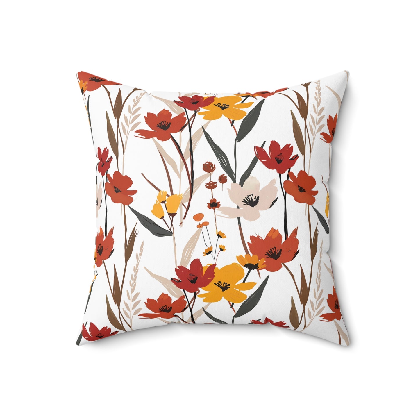Orange and Red - Indoor Throw Pillow