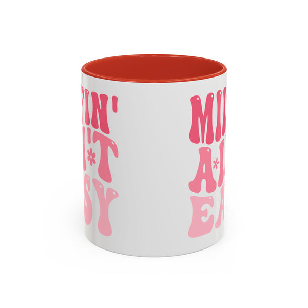 Milfin' Ain't Easy Funny Mom Mug | Sarcastic Coffee Cup Gift for Moms