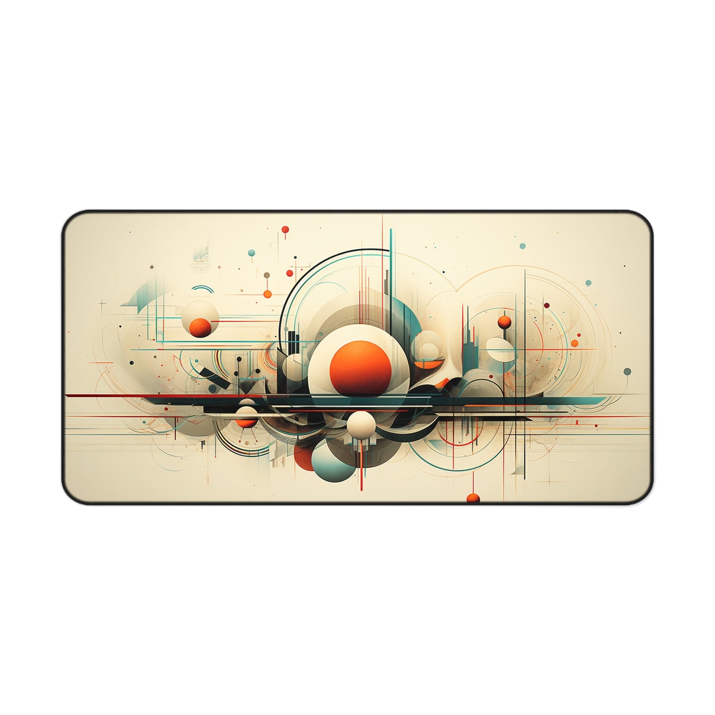 Abstract Space Station - Desk Mat