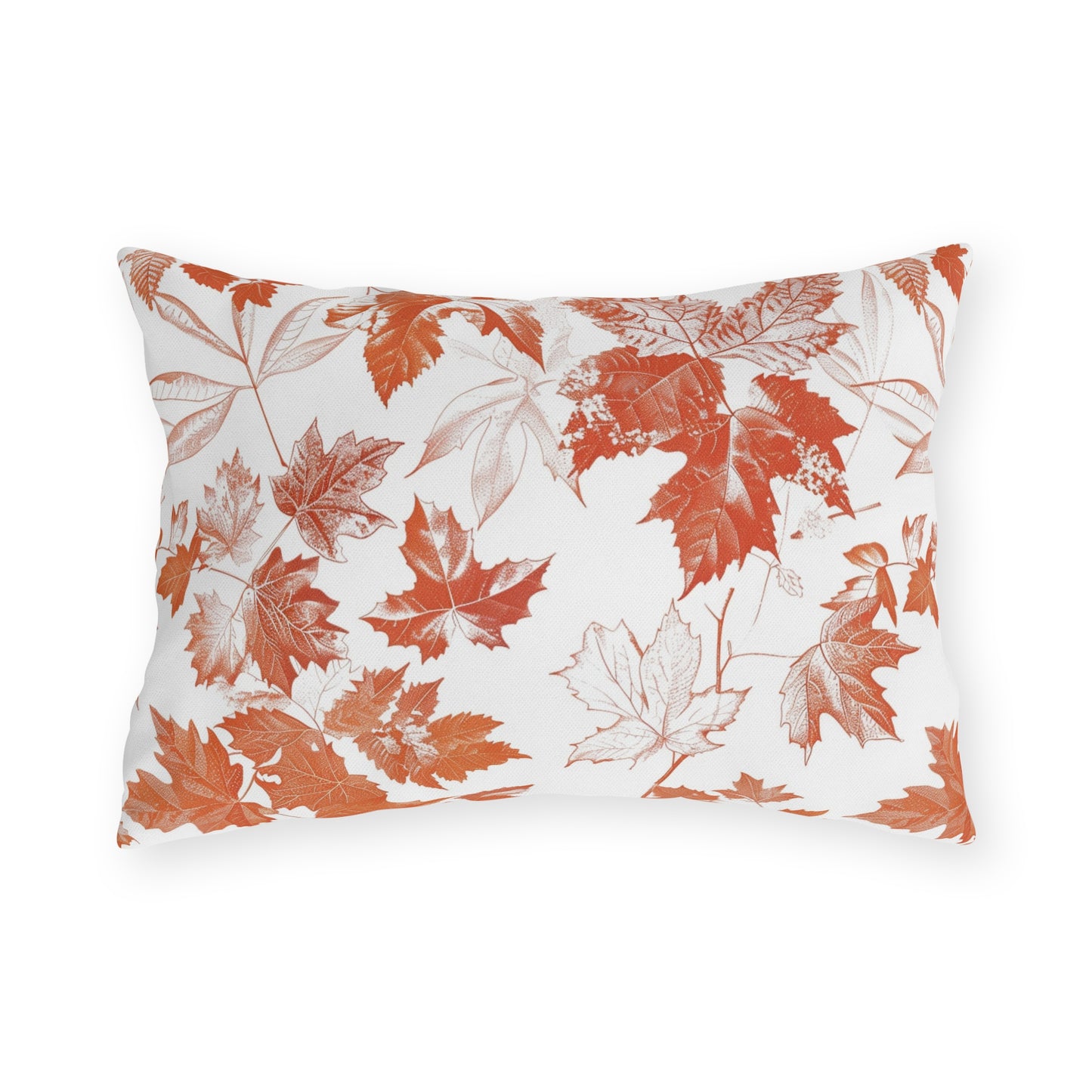 Autumn Leaf Outdoor Pillows, Decorative Garden Cushion, Fall Home Decor, Patio Accessories, Cozy Outdoor Throw Pillows