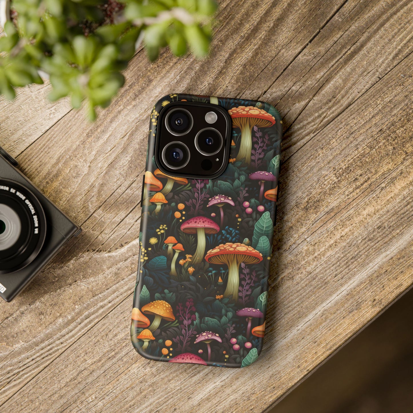 Mushroom Forest Colorful Fungi Phone Case