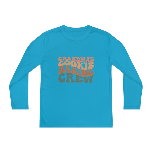 Kids Long Sleeve Grandma Cookie Baking Crew