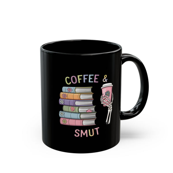 Coffee & Smut Ceramic Black Mug