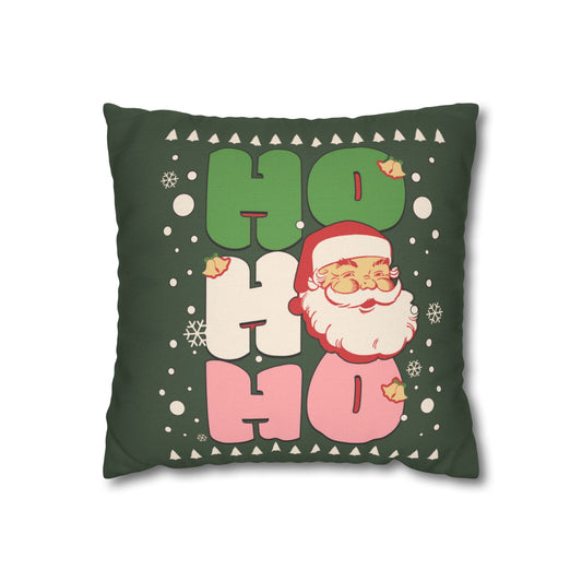 Green Santa Claus Pillow Cover