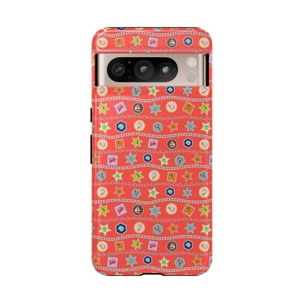 Colorful Summer Icon Patterned Phone Case - iPhone, Pixel, and Samsung Galaxy