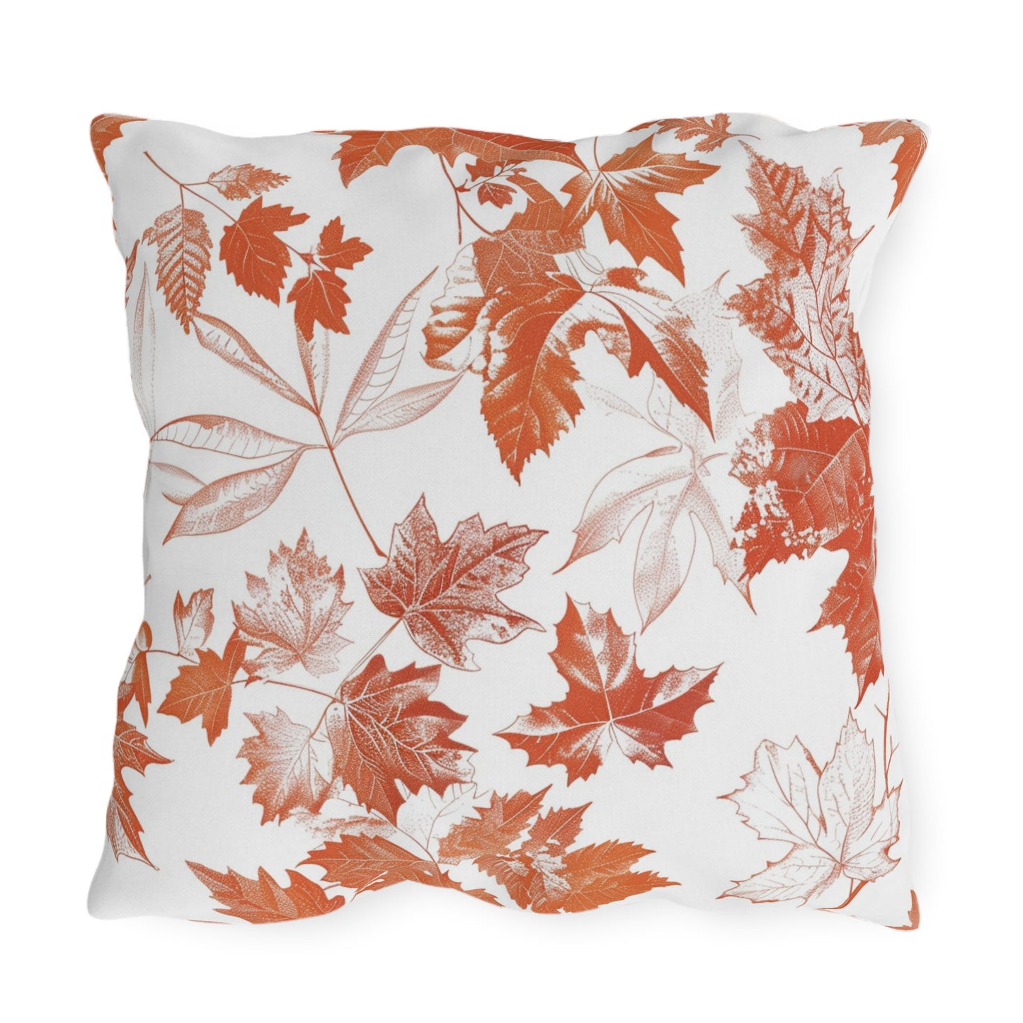 Autumn Leaf Outdoor Pillows, Decorative Garden Cushion, Fall Home Decor, Patio Accessories, Cozy Outdoor Throw Pillows