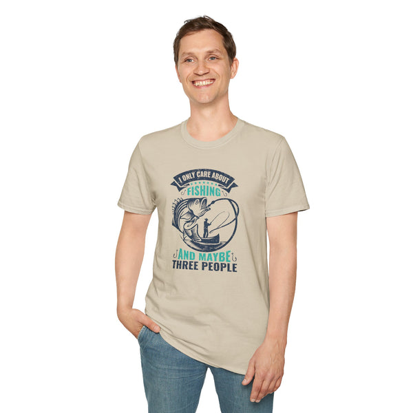 I Like Fishing and 3 People - Classic T-Shirt