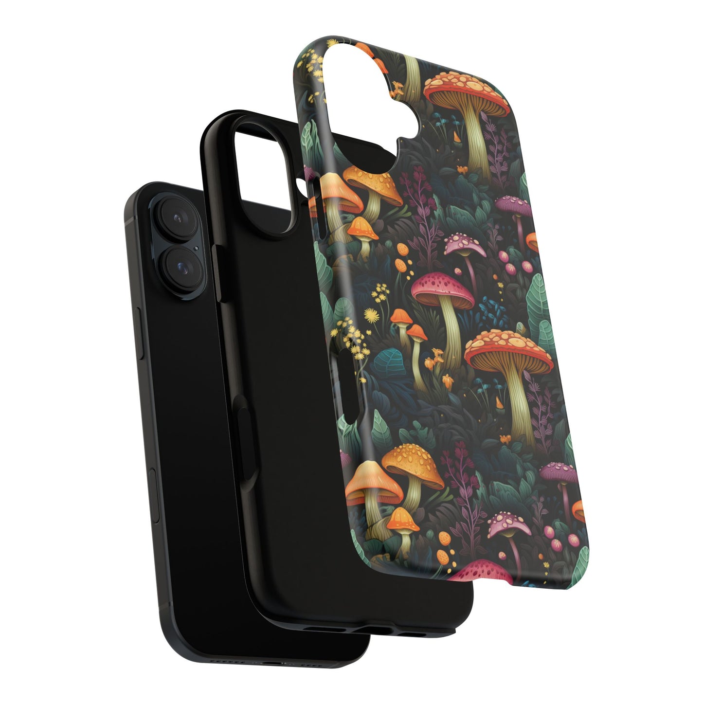 Mushroom Forest Colorful Fungi Phone Case