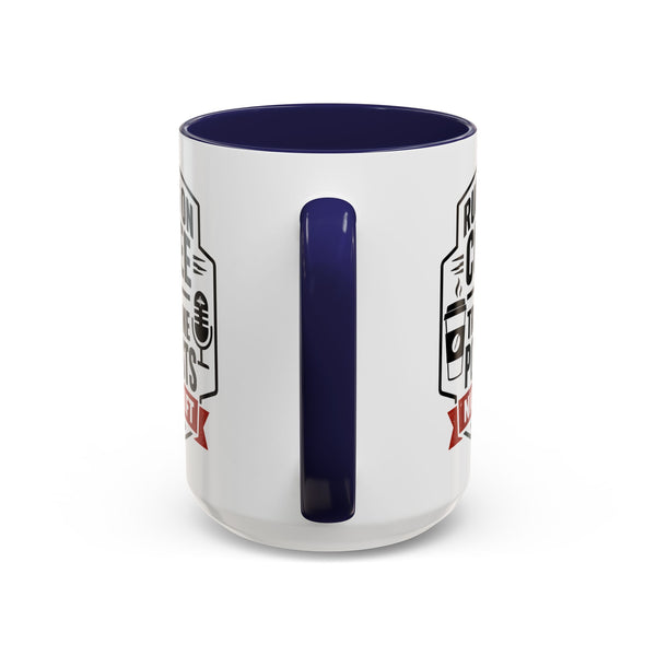 Running on Coffee and True Crime Podcasts Night Shift Edition Mug