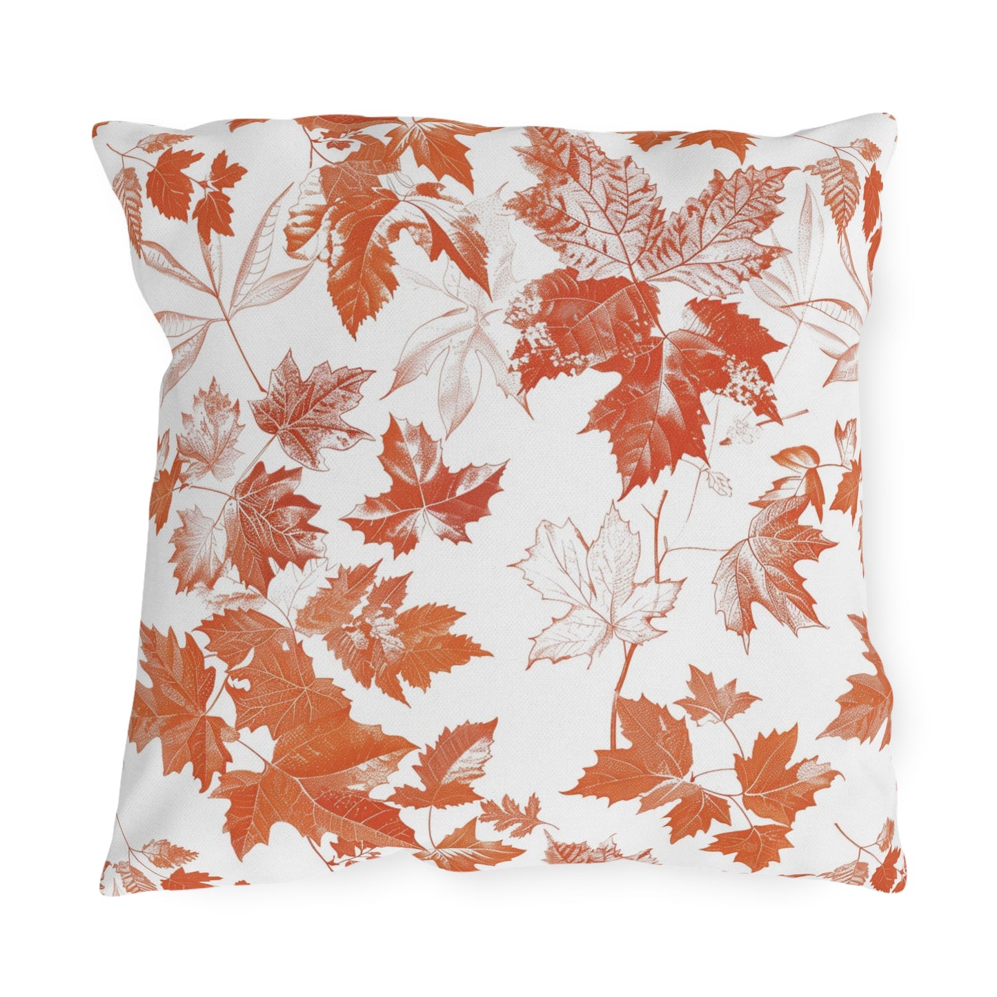 Autumn Leaf Outdoor Pillows, Decorative Garden Cushion, Fall Home Decor, Patio Accessories, Cozy Outdoor Throw Pillows