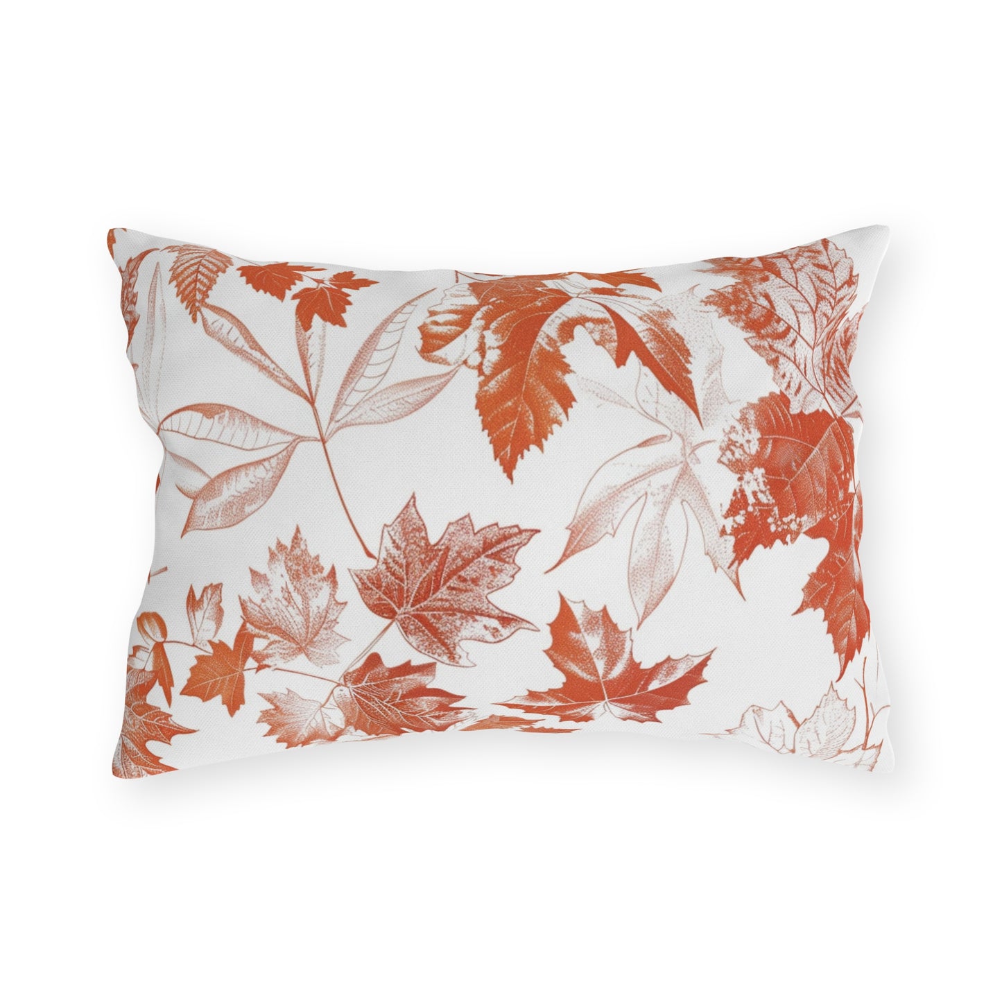 Autumn Leaf Outdoor Pillows, Decorative Garden Cushion, Fall Home Decor, Patio Accessories, Cozy Outdoor Throw Pillows