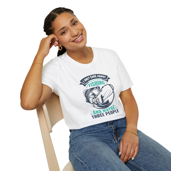I Like Fishing and 3 People - Classic T-Shirt