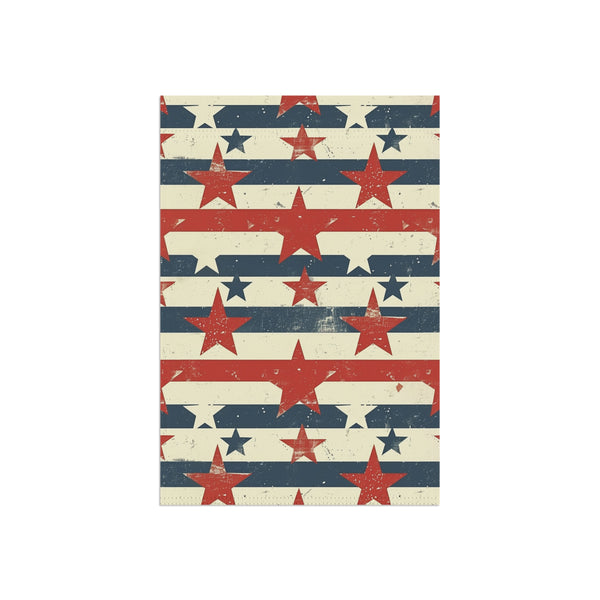 Vintage Stars & Stripes Garden Flag