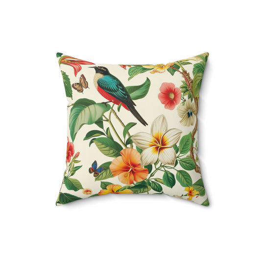 Tropical Floral - Indoor Throw Pillow