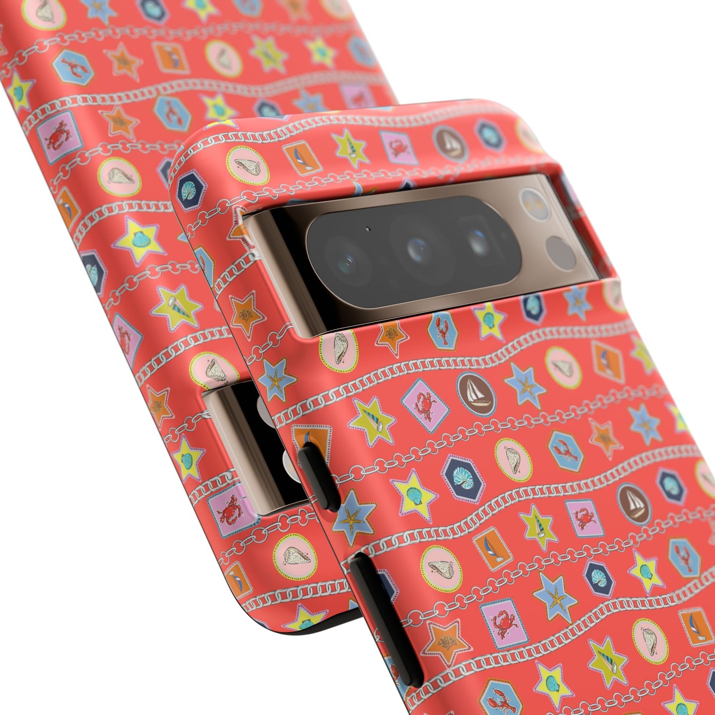 Colorful Summer Icon Patterned Phone Case - iPhone, Pixel, and Samsung Galaxy