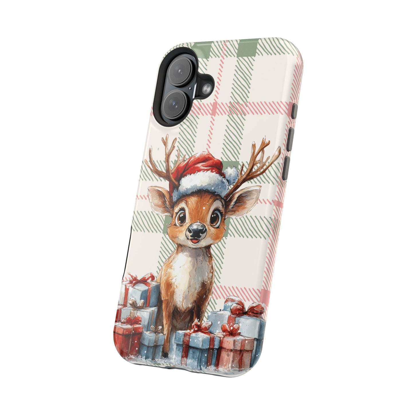 Festive Reindeer MagSafe Christmas iPhone Case