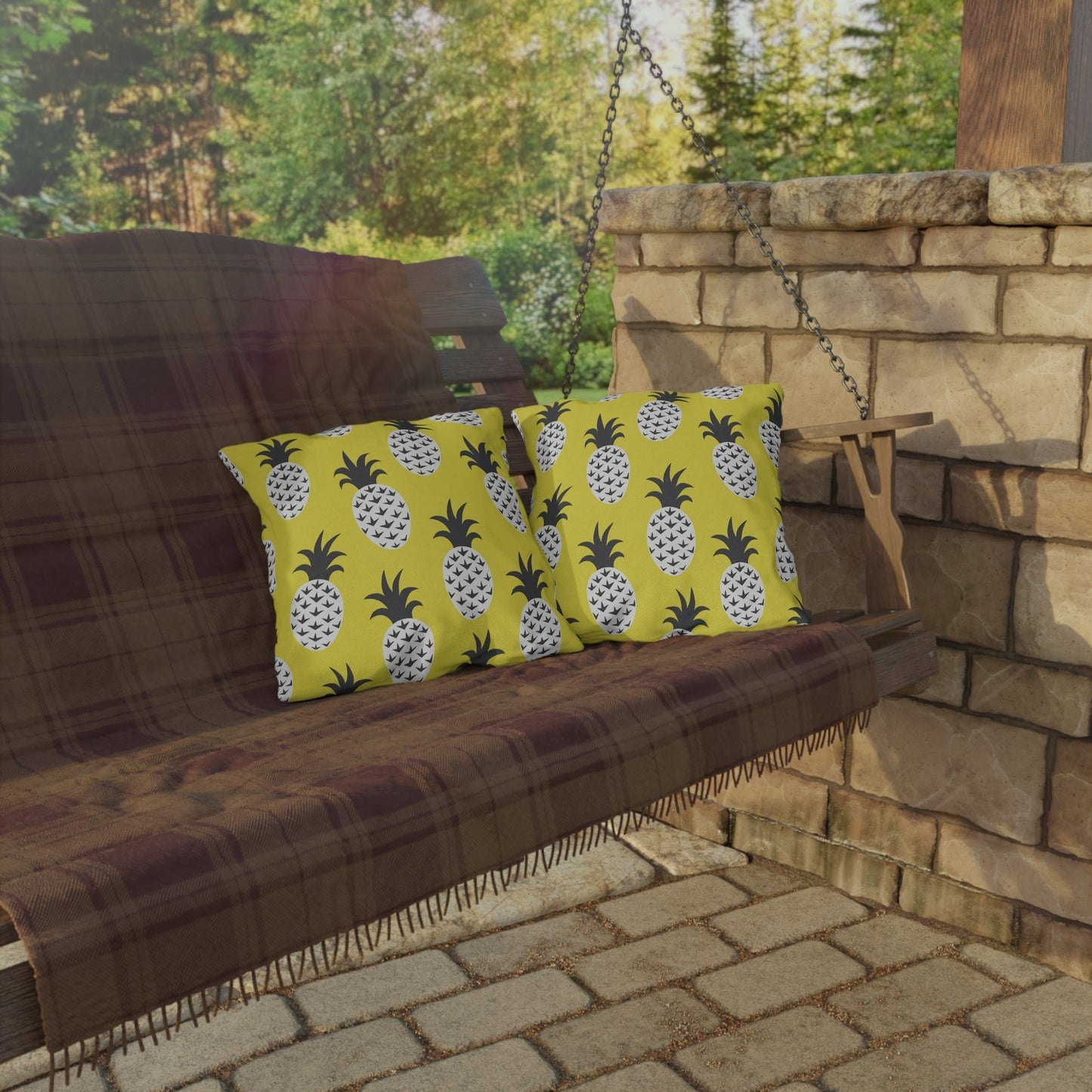 Pineapple Outdoor Pillow