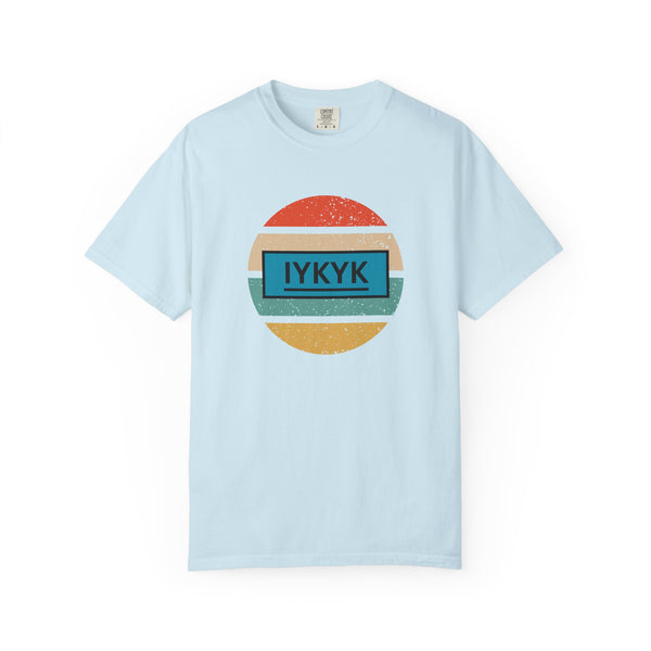IYKYK Vintage Style Tee with Retro Rainbow