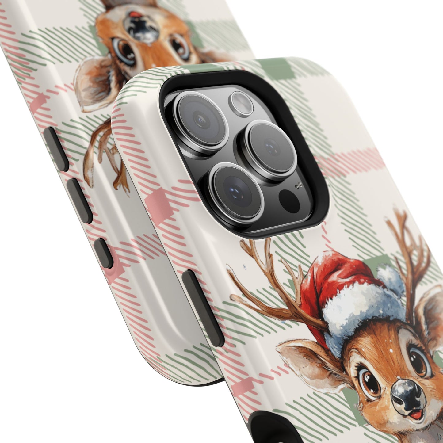 Festive Reindeer MagSafe Christmas iPhone Case