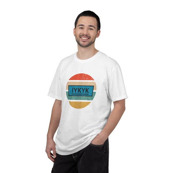 IYKYK Vintage Style Tee with Retro Rainbow