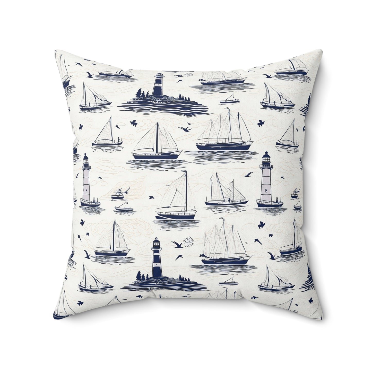 Nautical Throw Pillow