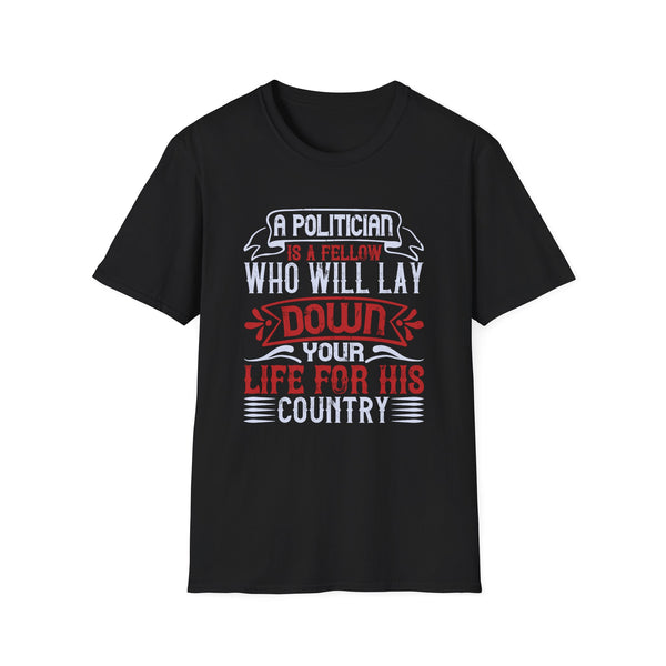 Funny Political Unisex Softstyle T-Shirt Funny TShirt Election 2024