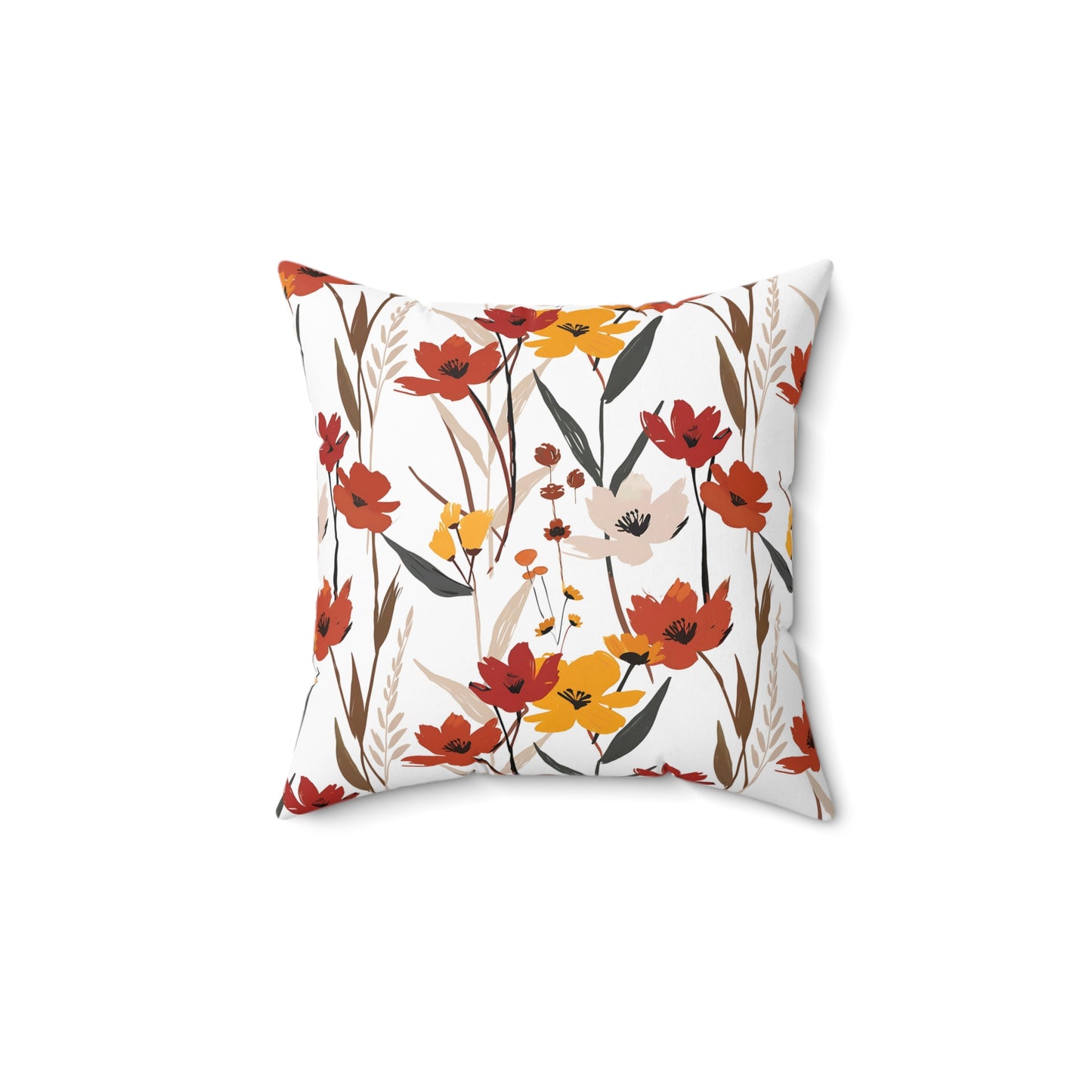 Orange and Red - Indoor Throw Pillow