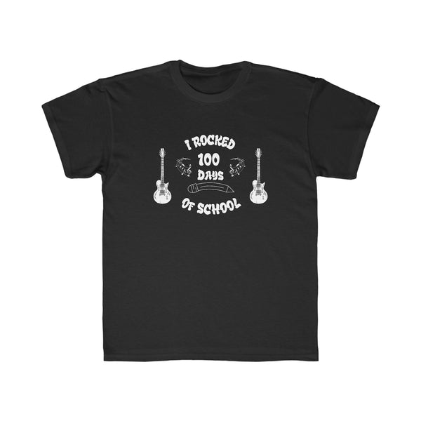Kids I Rocked 100 Days of School - Regular Fit Tee - Front Only