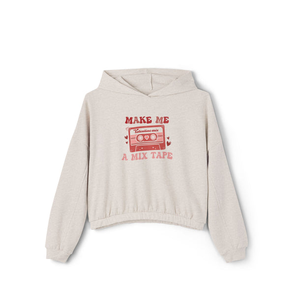 Mix Tape Women's Cinched Bottom Hoodie