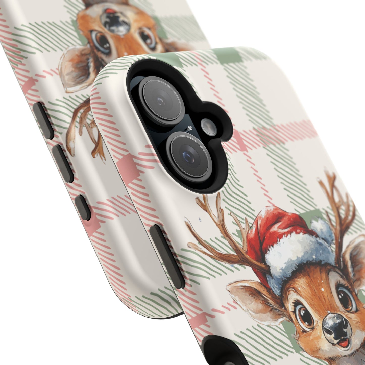 Festive Reindeer MagSafe Christmas iPhone Case