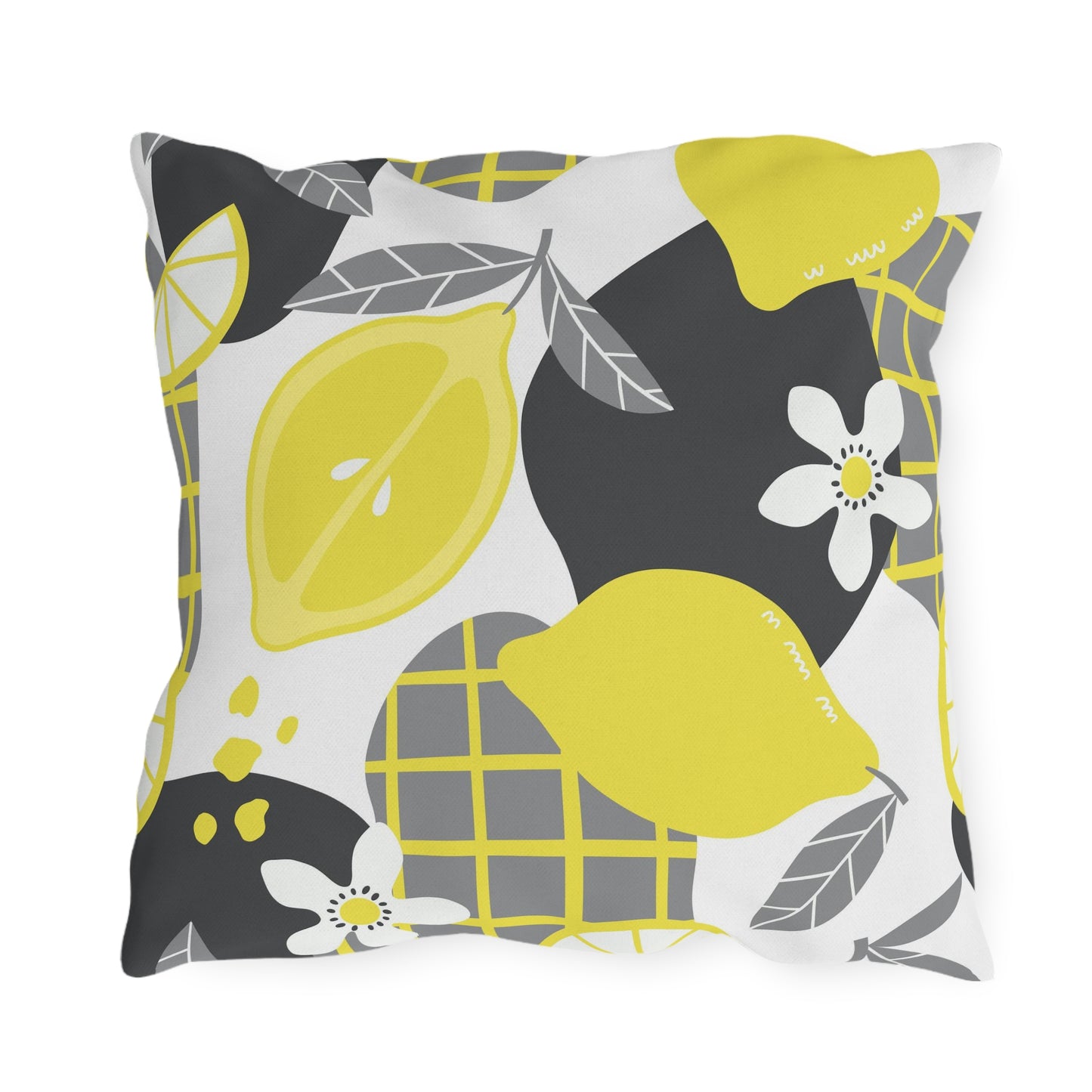 Outdoor Pillow - Lemon Citrus Outdoor Throw Pillow