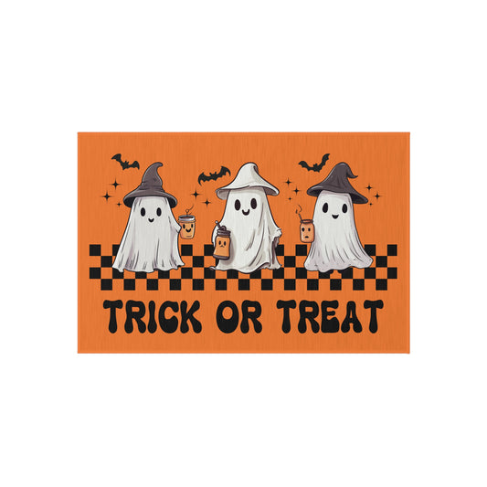 Trick or Treat Ghosts - Outdoor Welcome Mat