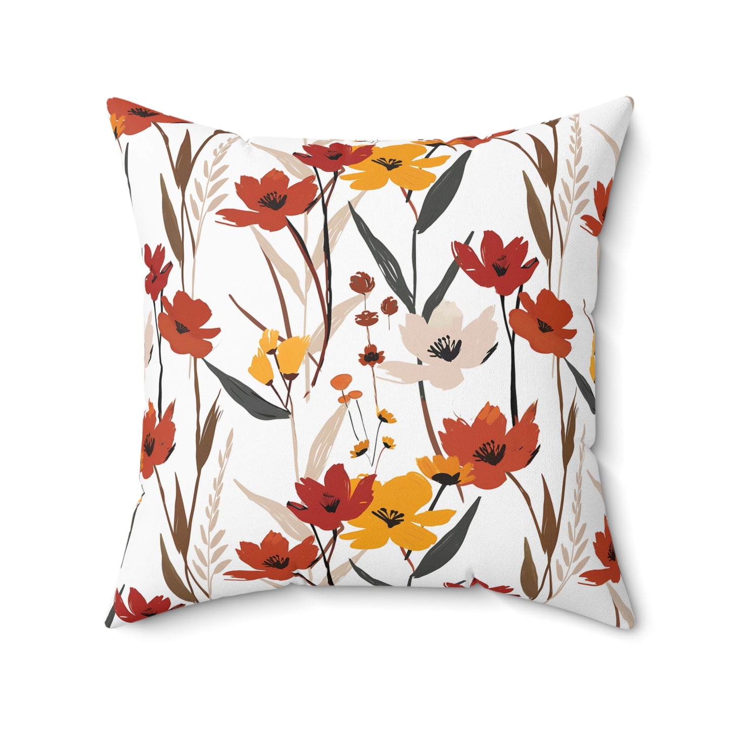 Orange and Red - Indoor Throw Pillow