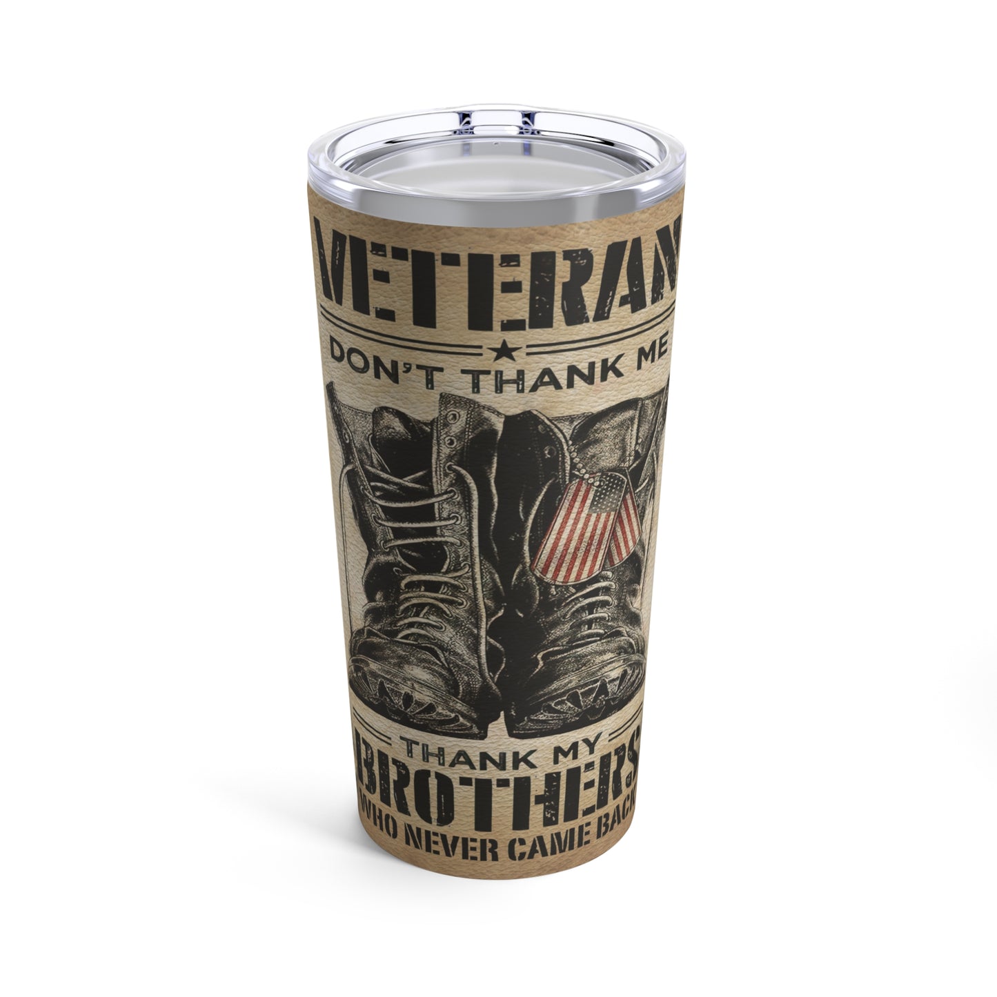 Veteran Themed 20oz Stainless Steel Tumbler
