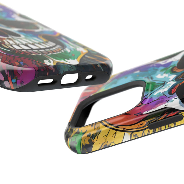 Graffiti Skull - MagSafe iPhone Tough Case