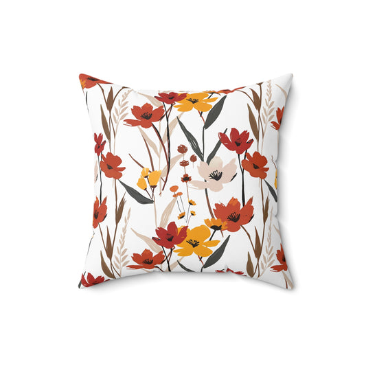 Orange and Red - Indoor Throw Pillow