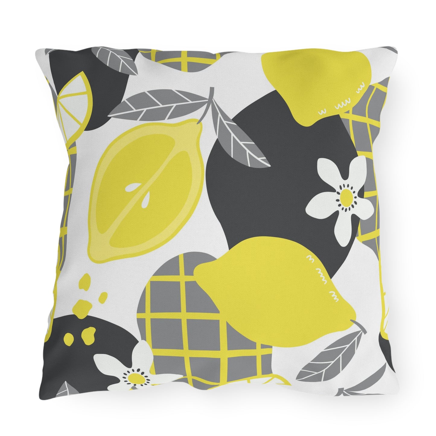 Outdoor Pillow - Lemon Citrus Outdoor Throw Pillow