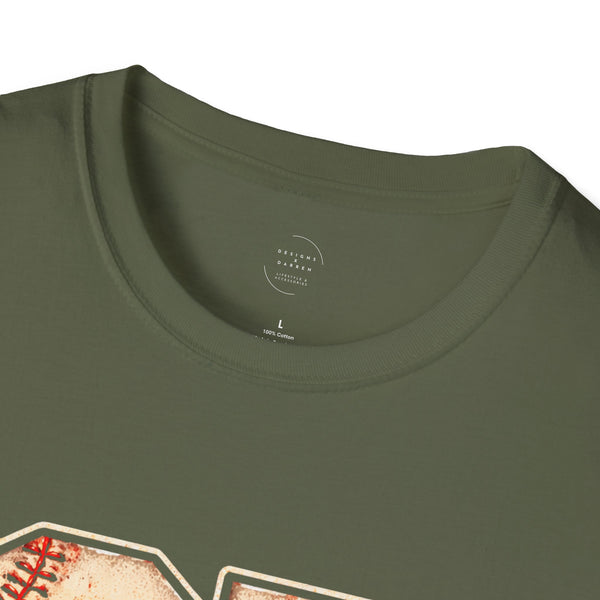 67 Baseball Drip T-Shirt - Vintage Distressed Sports Jersey Style - Grunge Streetwear Graphic Tee for Men & Women