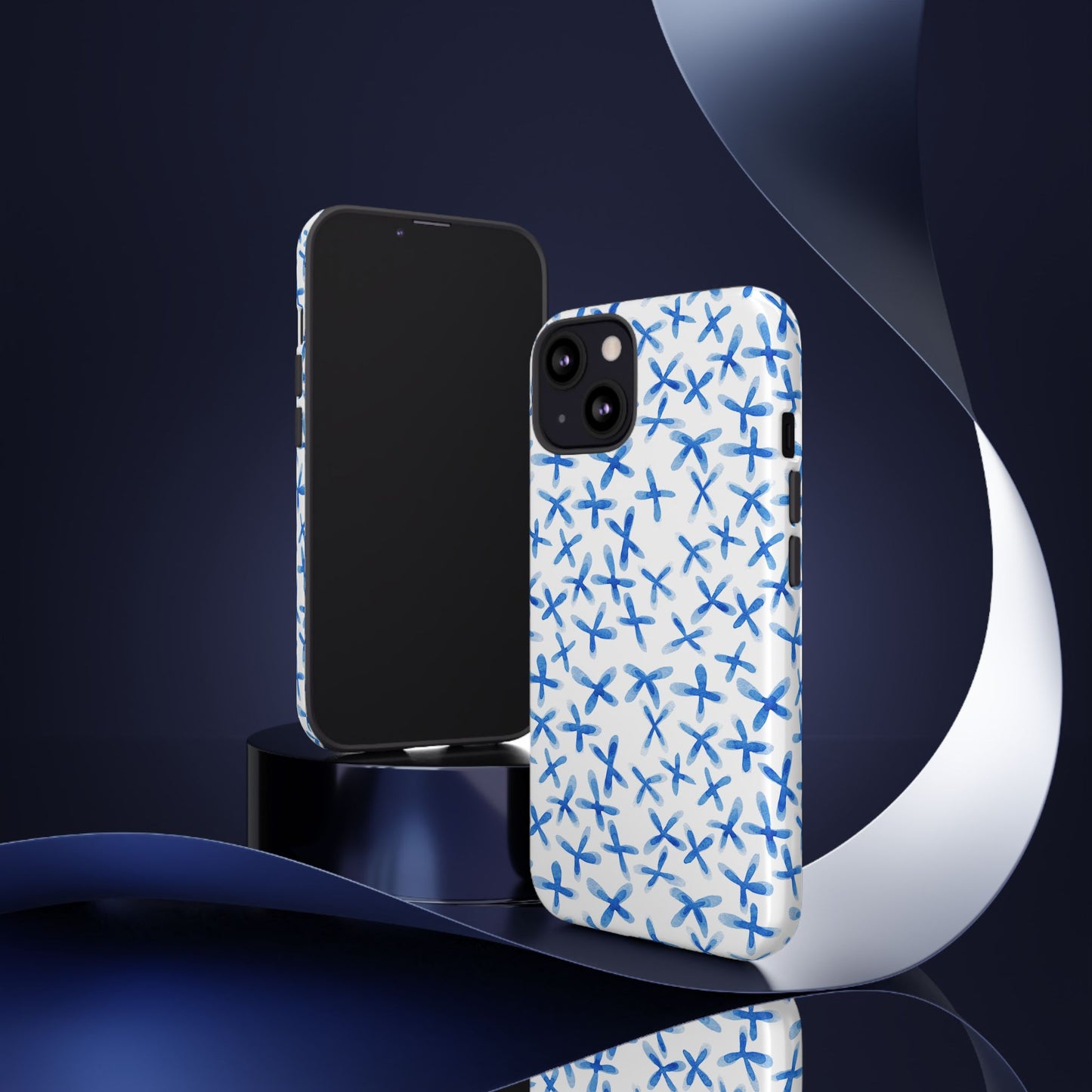 Pastel Blue Floral - Phone Case - iPhone, Samsung, Pixel