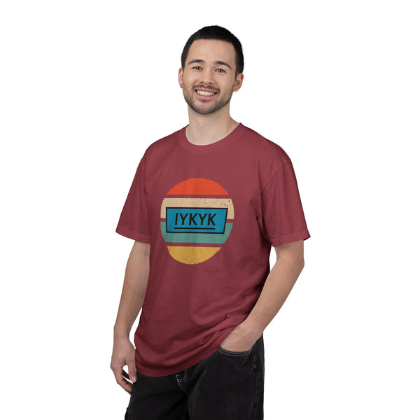 IYKYK Vintage Style Tee with Retro Rainbow