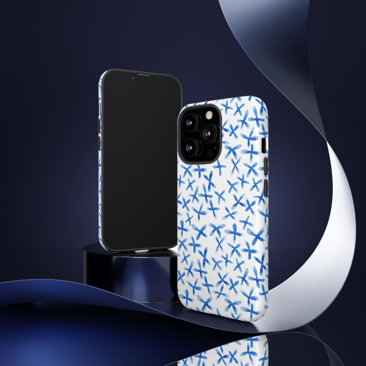 Pastel Blue Floral - Phone Case - iPhone, Samsung, Pixel