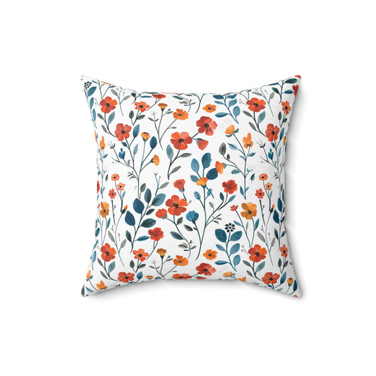 Colorful Wildflower - Indoor Throw Pillow