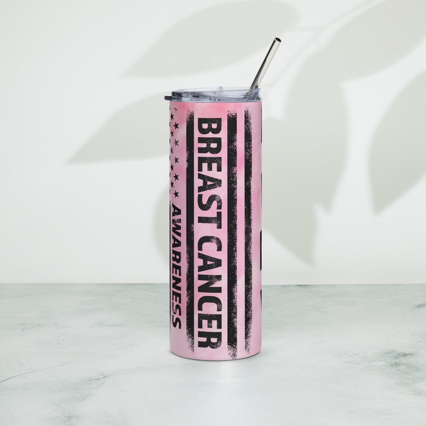 Breast Cancer Awareness, Warriors In Pink - 20oz Stainless Steel Tumbler