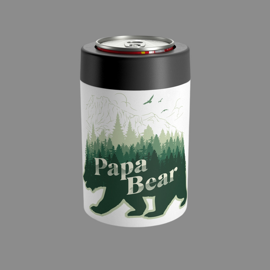 Papa Bear Insulated Can Holder Koozie