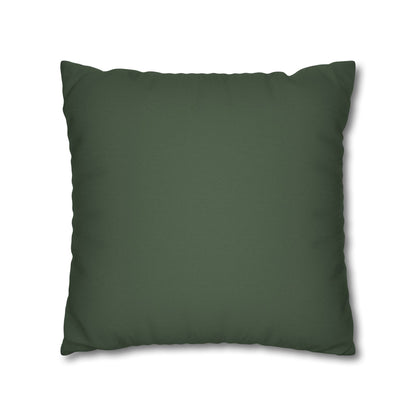 Green Santa Claus Pillow Cover