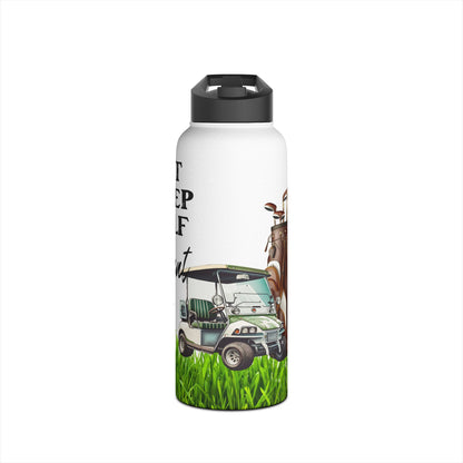 Eat Sleep Golf Repeat - Stainless Steel Water Bottle